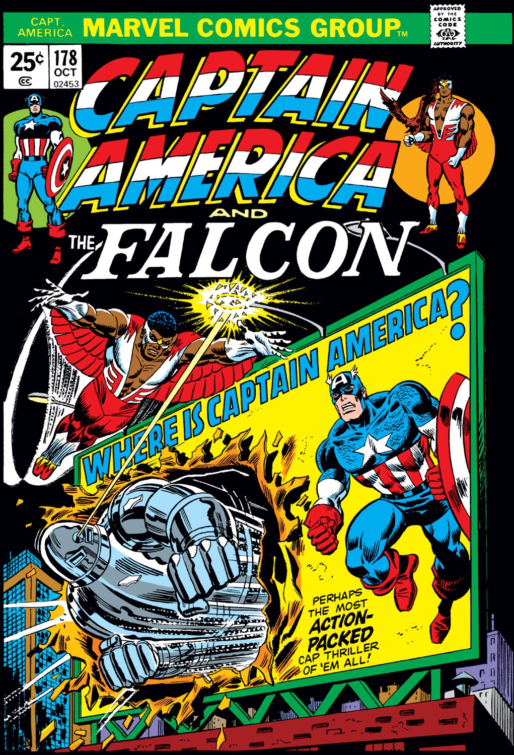 Read online Captain America (1968) comic -  Issue #178 - 1