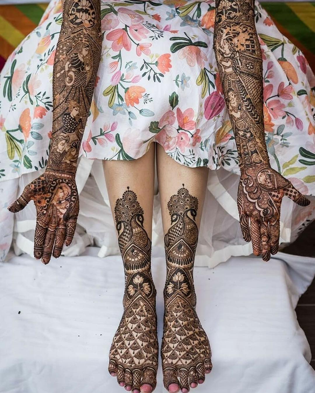 Trending Bridal Mehandi Designs For Feet