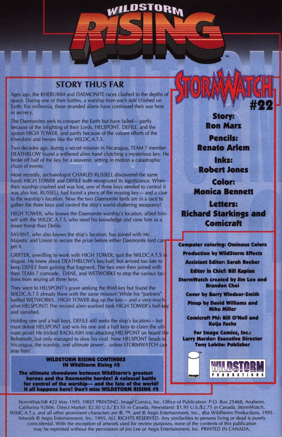 Read online Stormwatch (1993) comic -  Issue #22 - 2