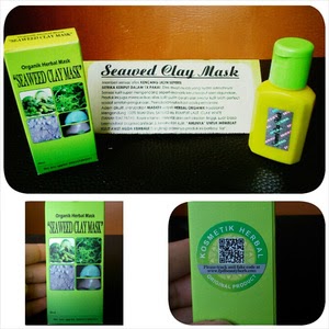 Seaweed Clay Mask asli murah original grosir ecer