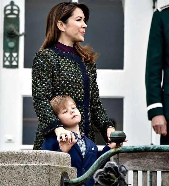 Crown Prince Frederik, Crown Princess Mary, Princess Josephine, Princess Isabella, Prince Vincent, Prince Christian, Prince Joachim, Princess Marie, Prince Nikolai, Prince Felix, Princess Athena and Prince Henrik