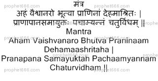 Devotional Indian Bhagavad-Gita mantra to clean the body