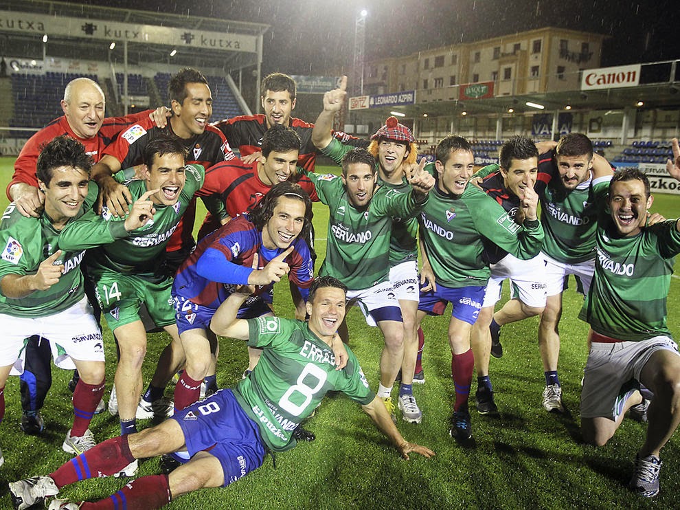 El Eibar ascienda a la Liga BBVA por primera vez en su historia