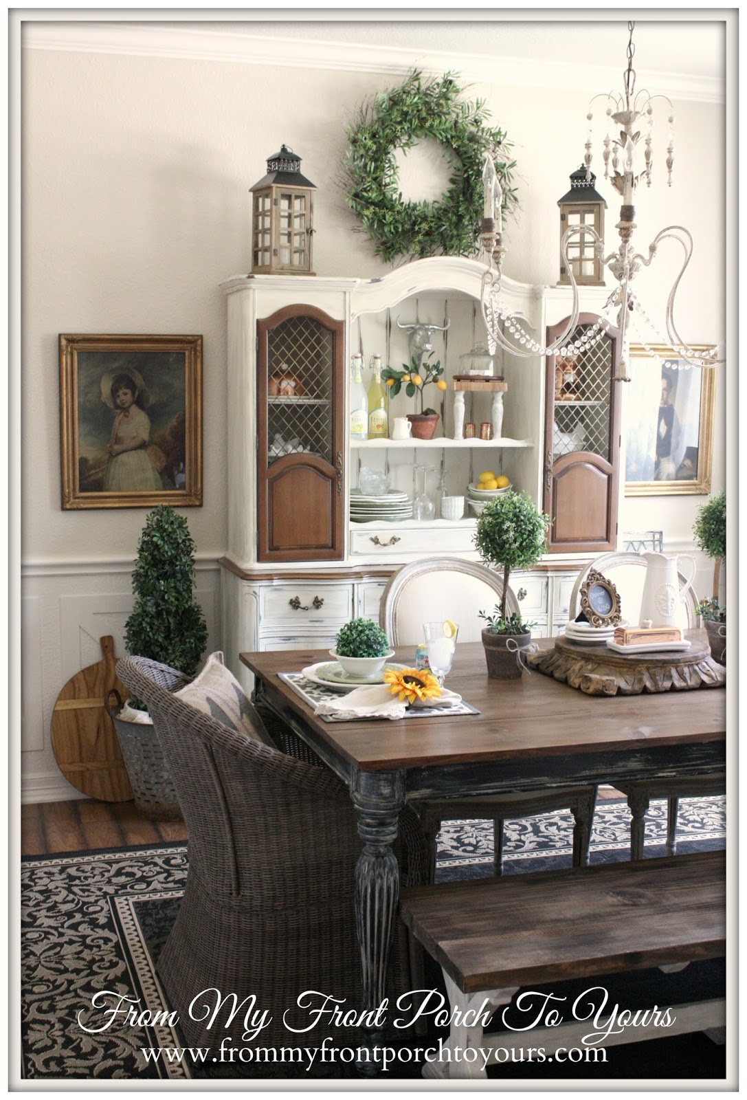 From My Front Porch To Yours French Farmhouse Dining Room Reveal
