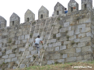 Escalando as muralhas na Viagem Medieval 2012