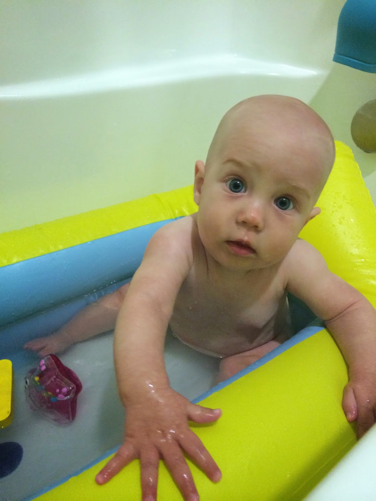 Jovie Breann, you are 7 months old! When Hello Means GoodBye