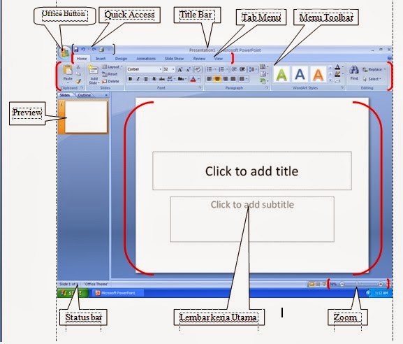 Pondok Microsoft Office: Mengenal Jendela Aplikasi Microsoft Office
