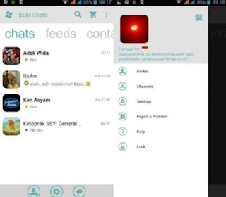 BBM Mod Windows Phone V2.13.0.26 Apk Dark Grey & Light Theme