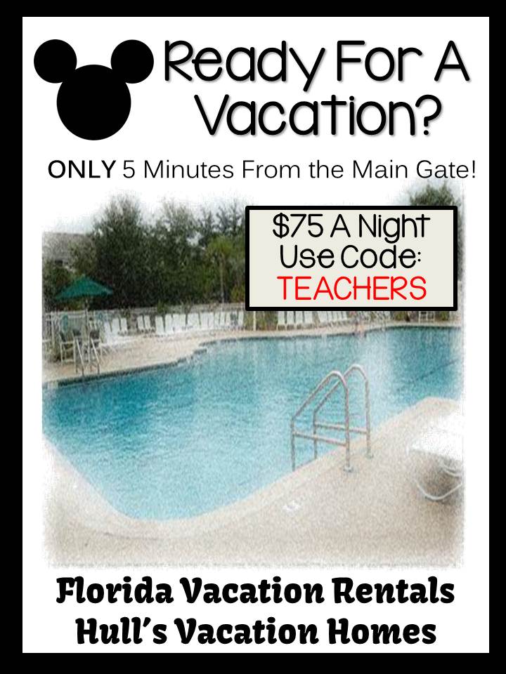 Click here to visit Hull's Florida Vacation Homes and receive a teacher discount using TEACHER as the code for $75 a night.