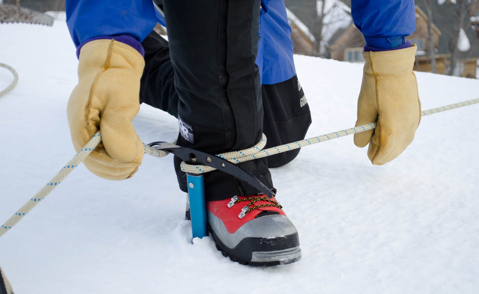 Franklin Search & Rescue Photos of Ice Axe and Crampon Training 1272013