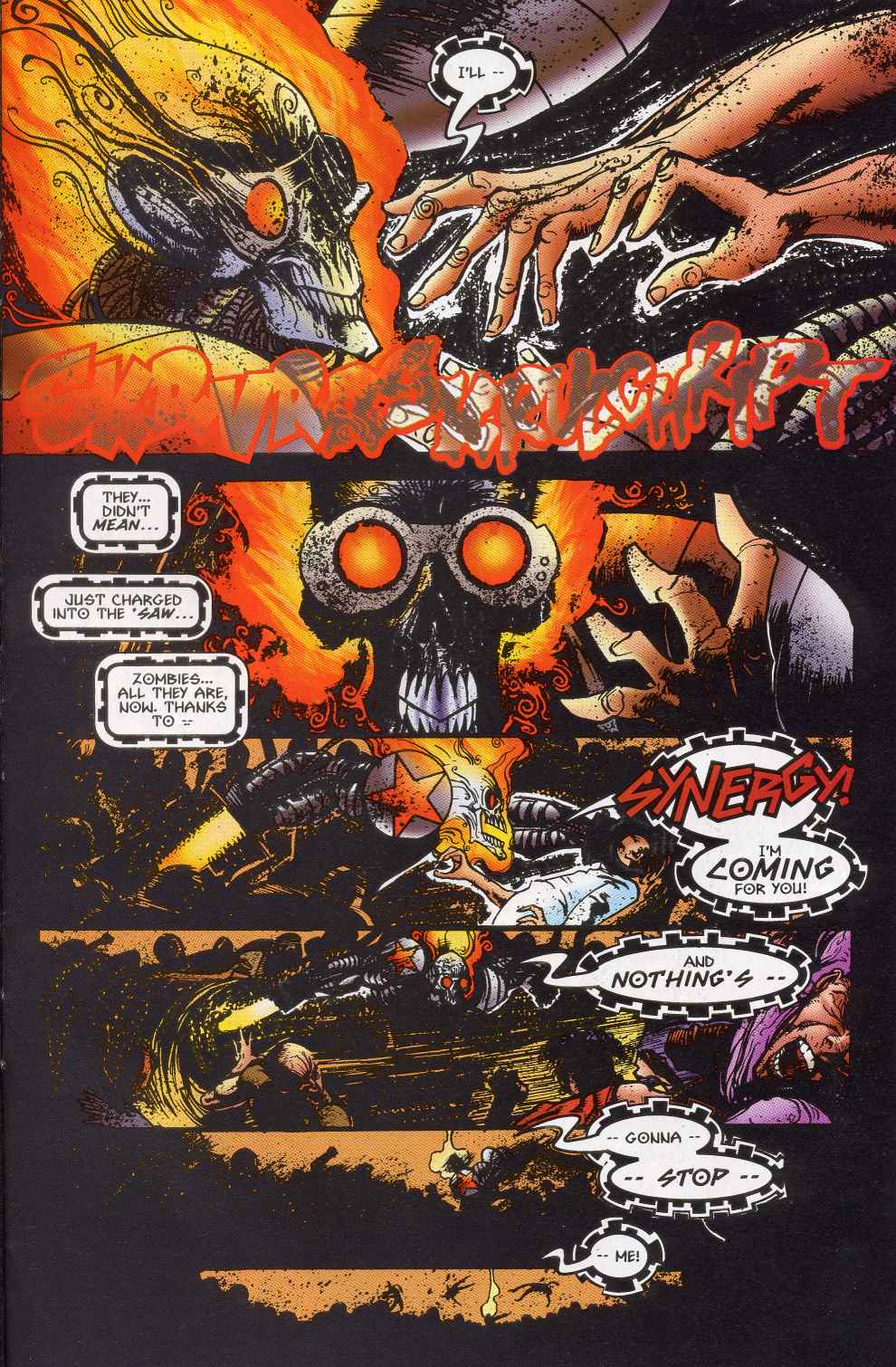 Read online Ghost Rider 2099 comic -  Issue #16 - 19