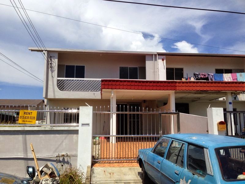 House For Rent In Miri, Sarawak Double Storey Terrace Corner At