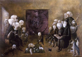 Litany of the Philosophers, 1959 by Leonora Carrington (April 6, 1917 - May 25, 2011)