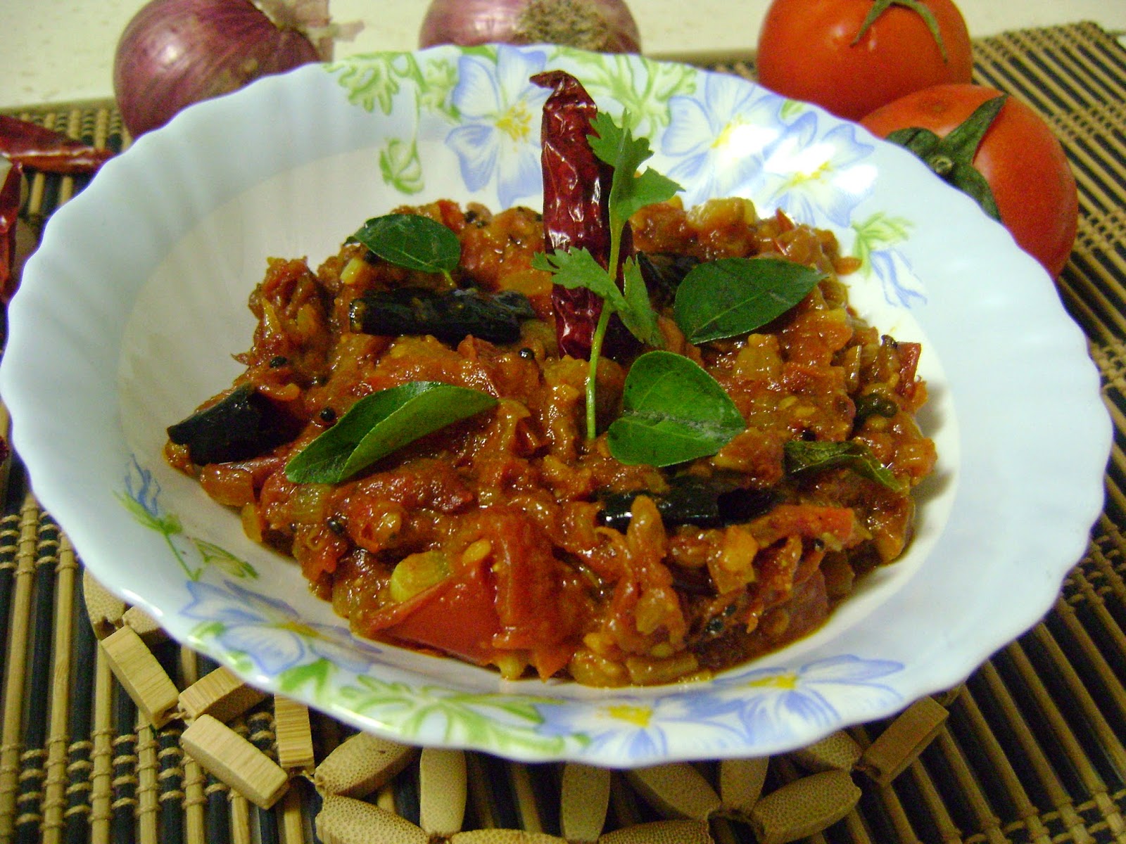 Bethica's Kitchen Flavours Tomato Pachadi Andhra / Telangana Style