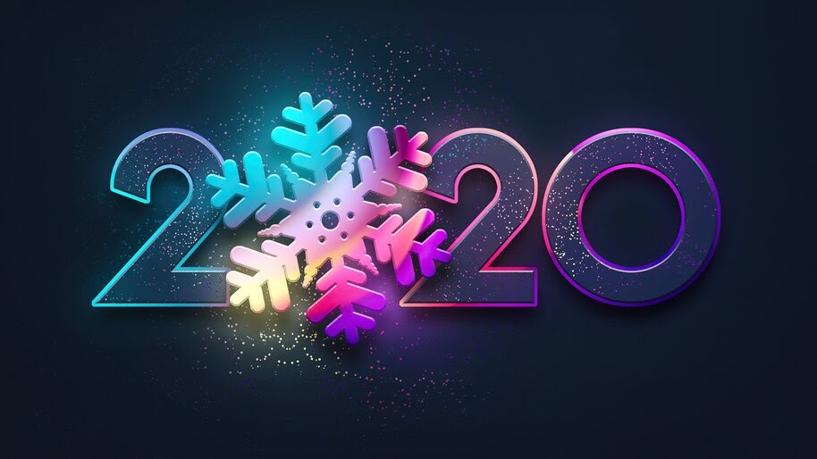 2020, New Year, 4K, #4.2308