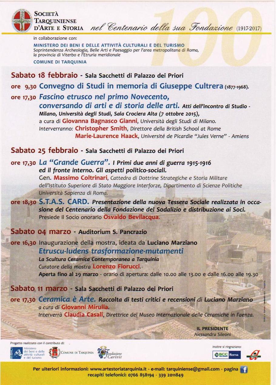 Tarquinia 25 Febbraio 2017