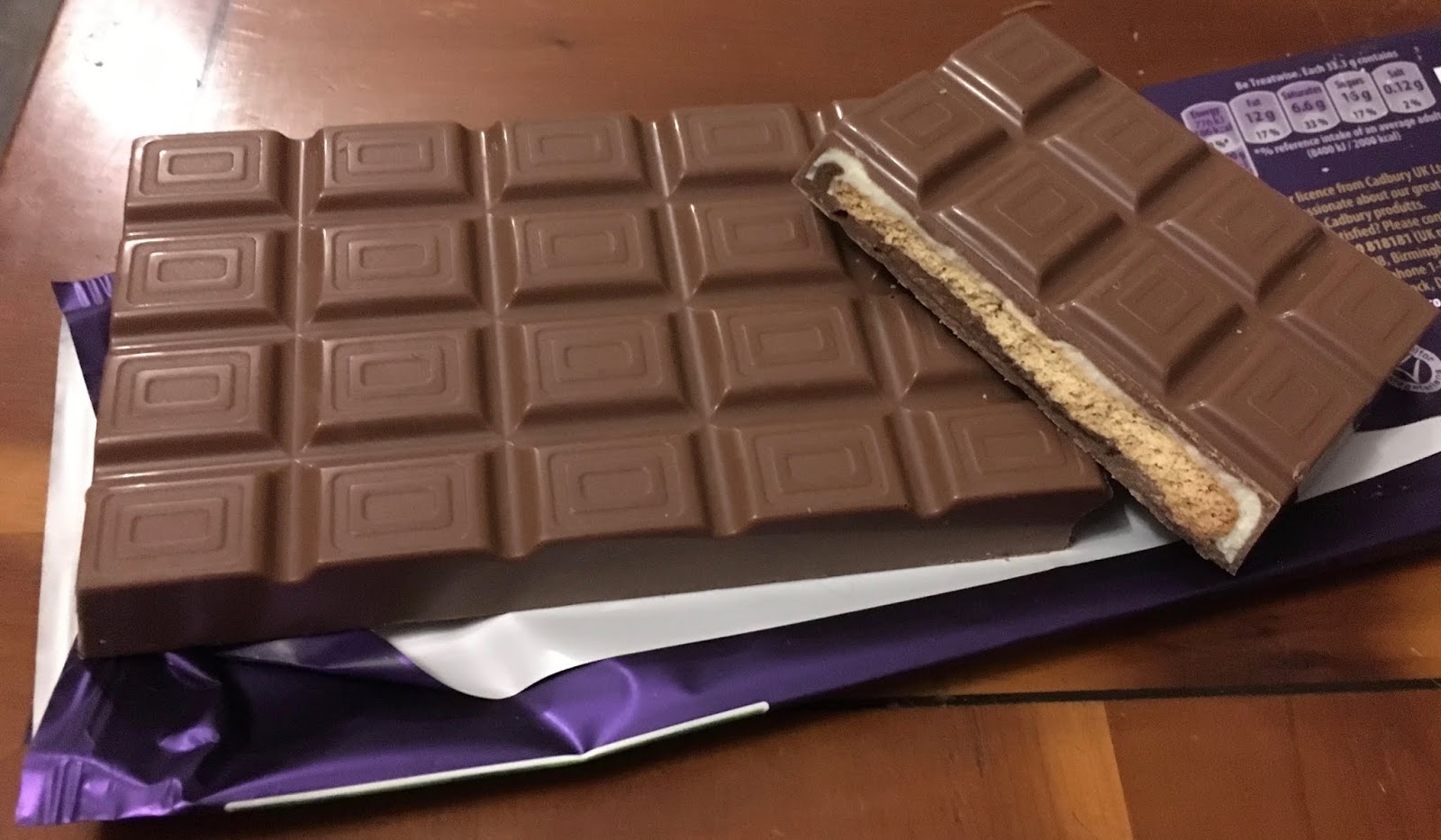 FOODSTUFF FINDS Cadbury Dairy Milk Big Taste Choco Biscuit Crunch