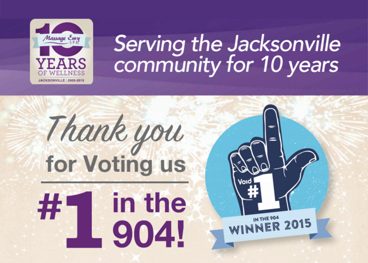 Massage Envy Jacksonville Celebrating our 10th Anniversary and 1