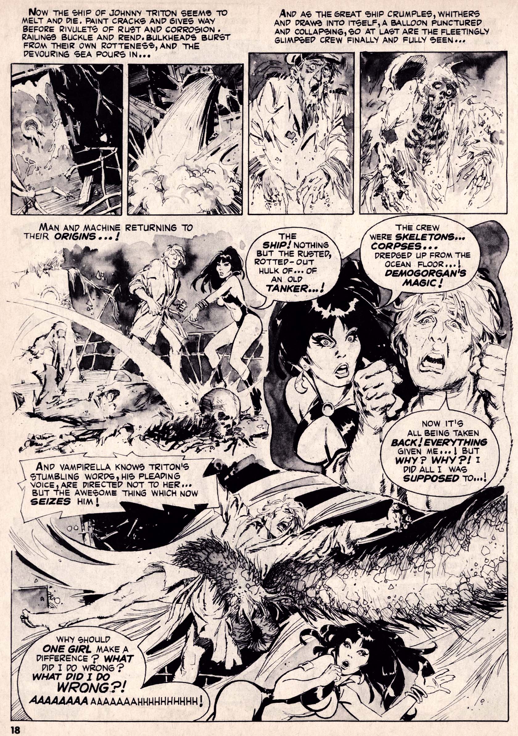 Read online Vampirella (1969) comic -  Issue #13 - 18