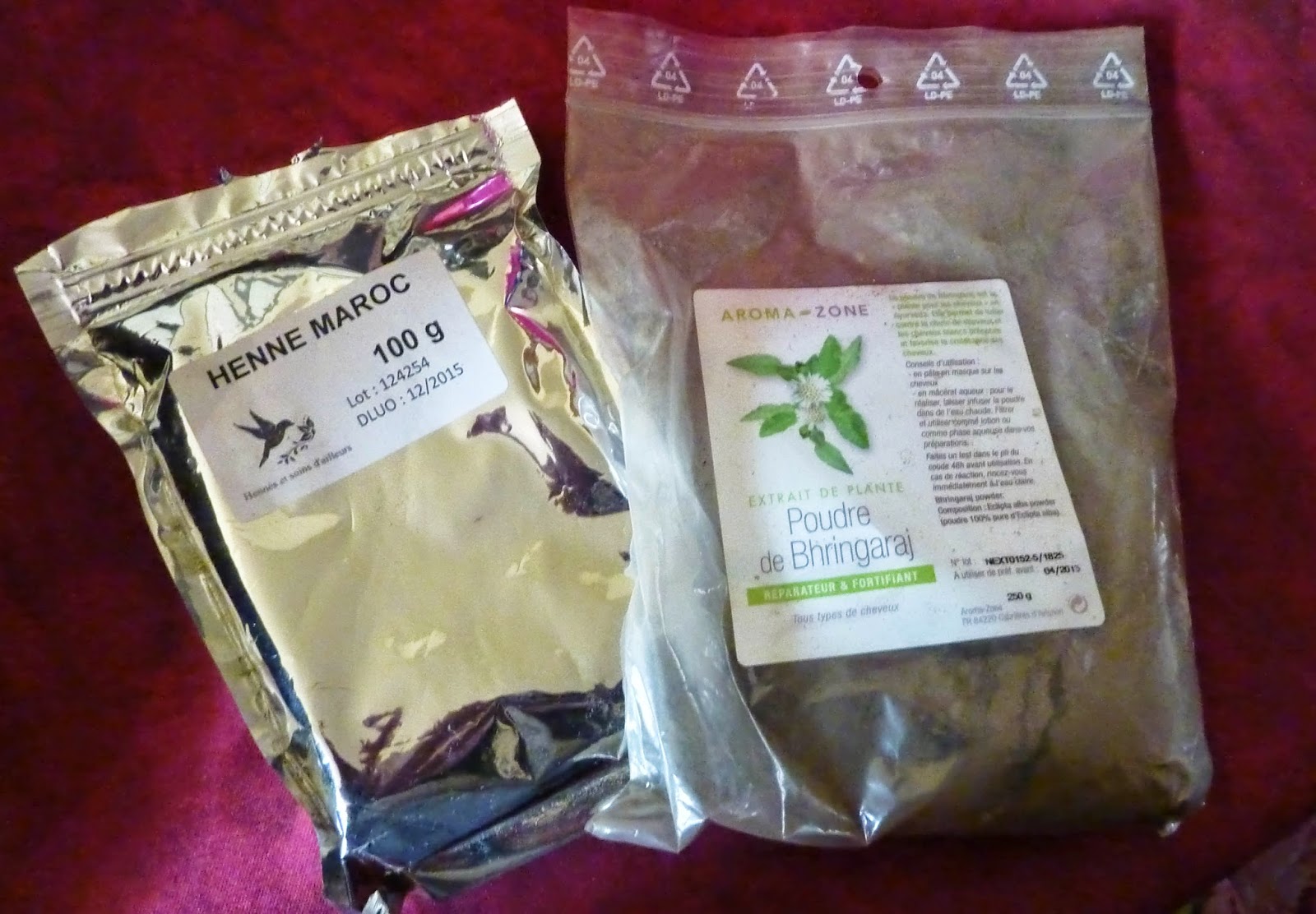 Test Fée Aromazone Henné noir et Katam (en 2 temps)