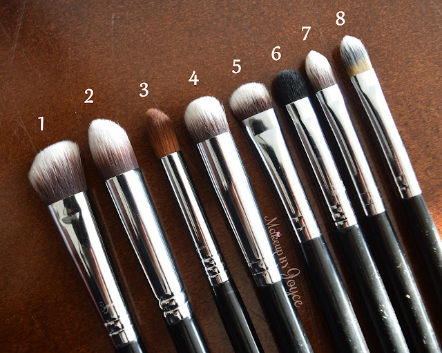 Sigma Cream Synthetic Eyeshadow Brushes Review