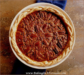 Spiced Pie With Pecans, a Pecan Pie with some new flavors and kicked up a notch | Recipe developed by www.BakingInATornado.com | #recipe #dessert