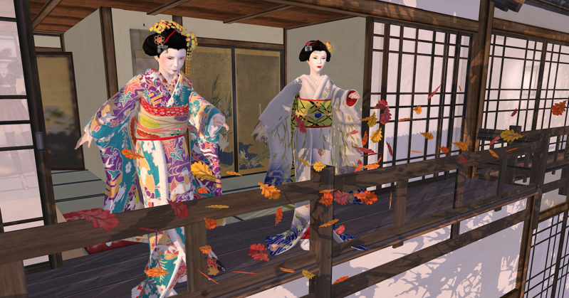 Hanafusa Okiya Second Life: Kyoto Kagai Sim
