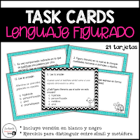 lenguaje figurado task cards