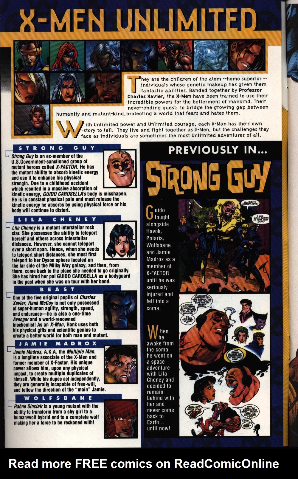 Read online X-Men Unlimited (1993) comic -  Issue #21 - 2