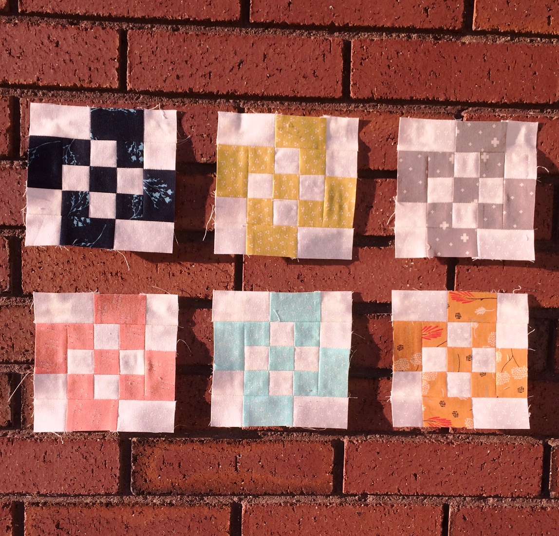 Happy Quilting Patchwork Quilt Along Rolling Nine Patch Block