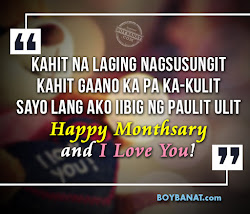 monthsary quotes messages happy babe wonderful such banat boy someone special celebrating experience