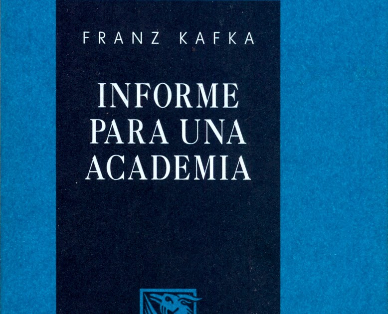 ASPAVIENTO LIBROS FRANZ KAFKA, INFORME PARA