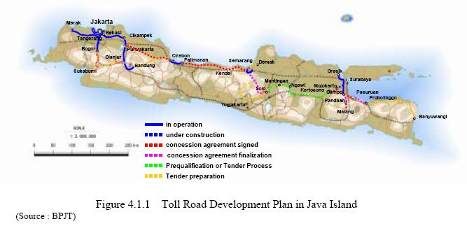 Java Roads Map - Our Home Java Island