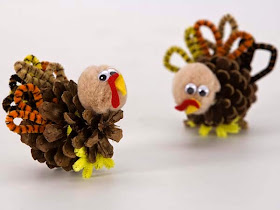 Pinecone Turkey Craft.