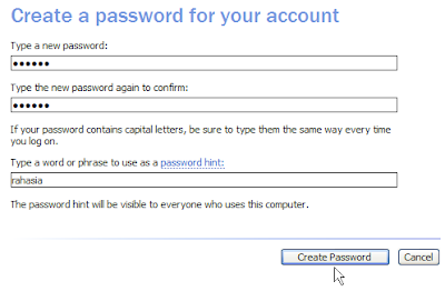 set password administrator accounts