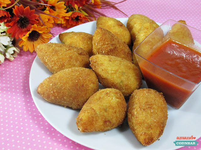 coxinha sem massa