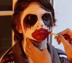 zombie face paint halloween tutorial easy faces step