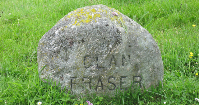 Clan Fraser stone at Culloden Battlefield