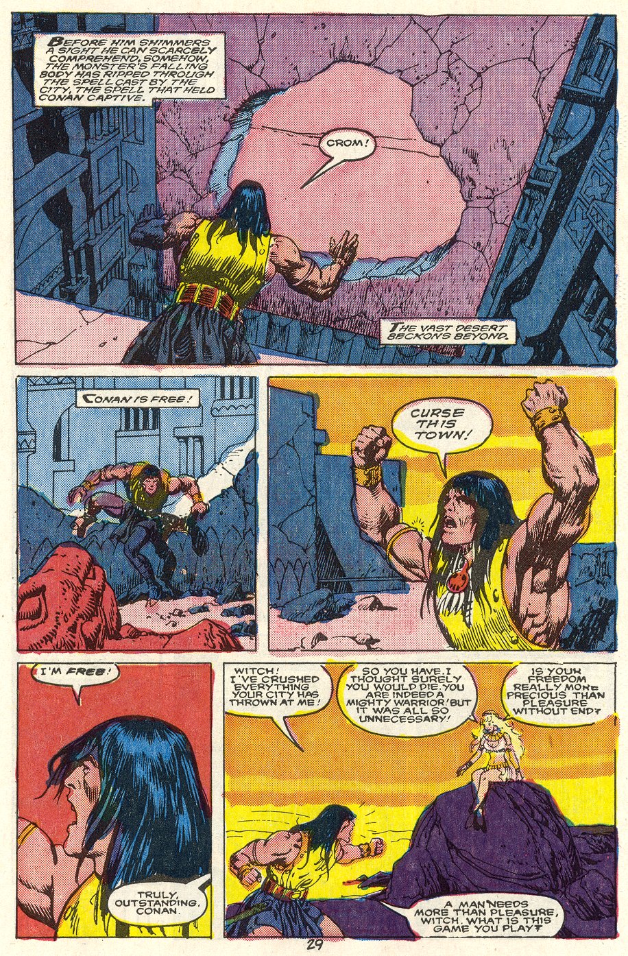 Read online Conan the Barbarian (1970) comic -  Issue #214 - 23