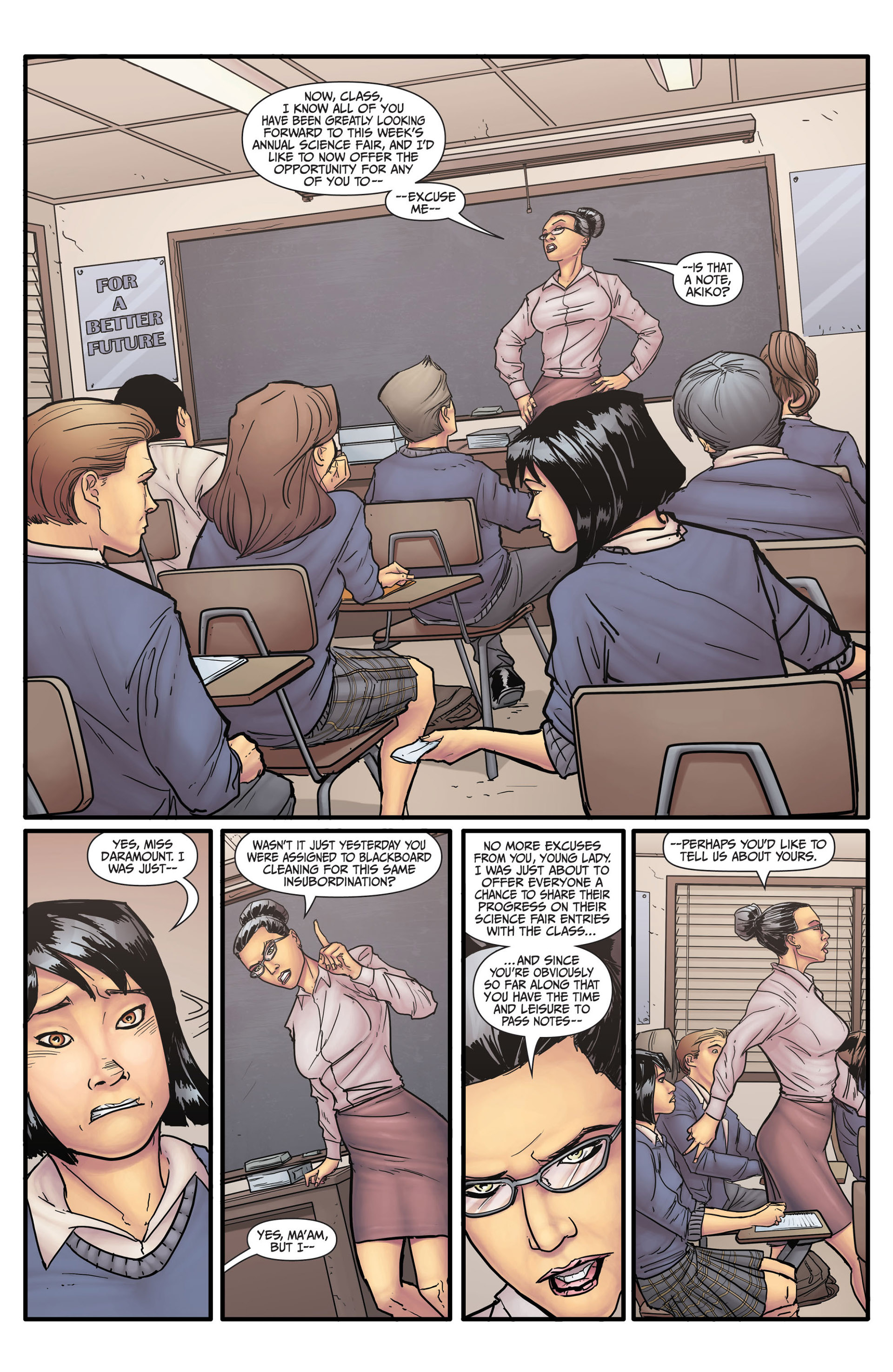 Read online Morning Glories comic -  Issue # _TPB 1 - 8