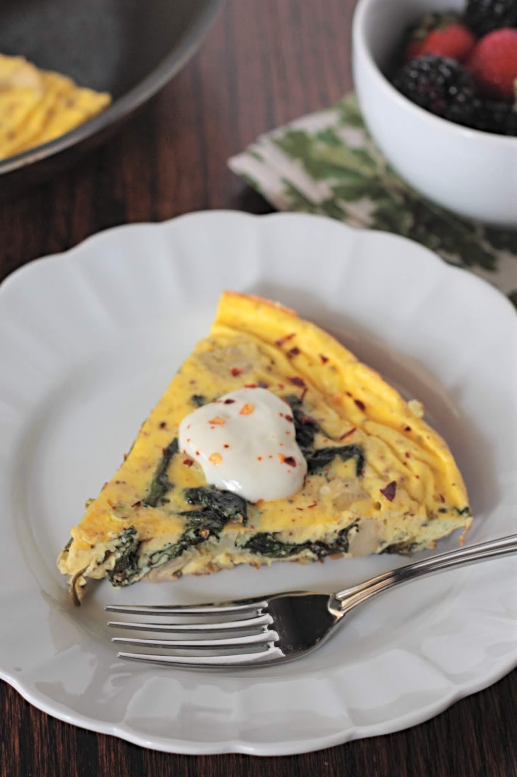 Spinach Artichoke Frittata Apple A Day