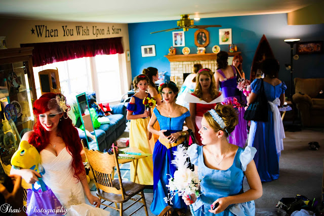 A Cosplay Under-the-Sea Disney Wedding