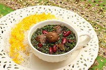 Ghorme Sabzi (Green Herb Stew)<br>ゴルメサブジ(緑の煮込み)