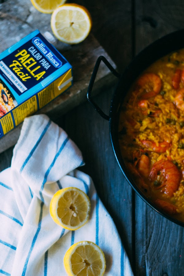 Receta paella fácil