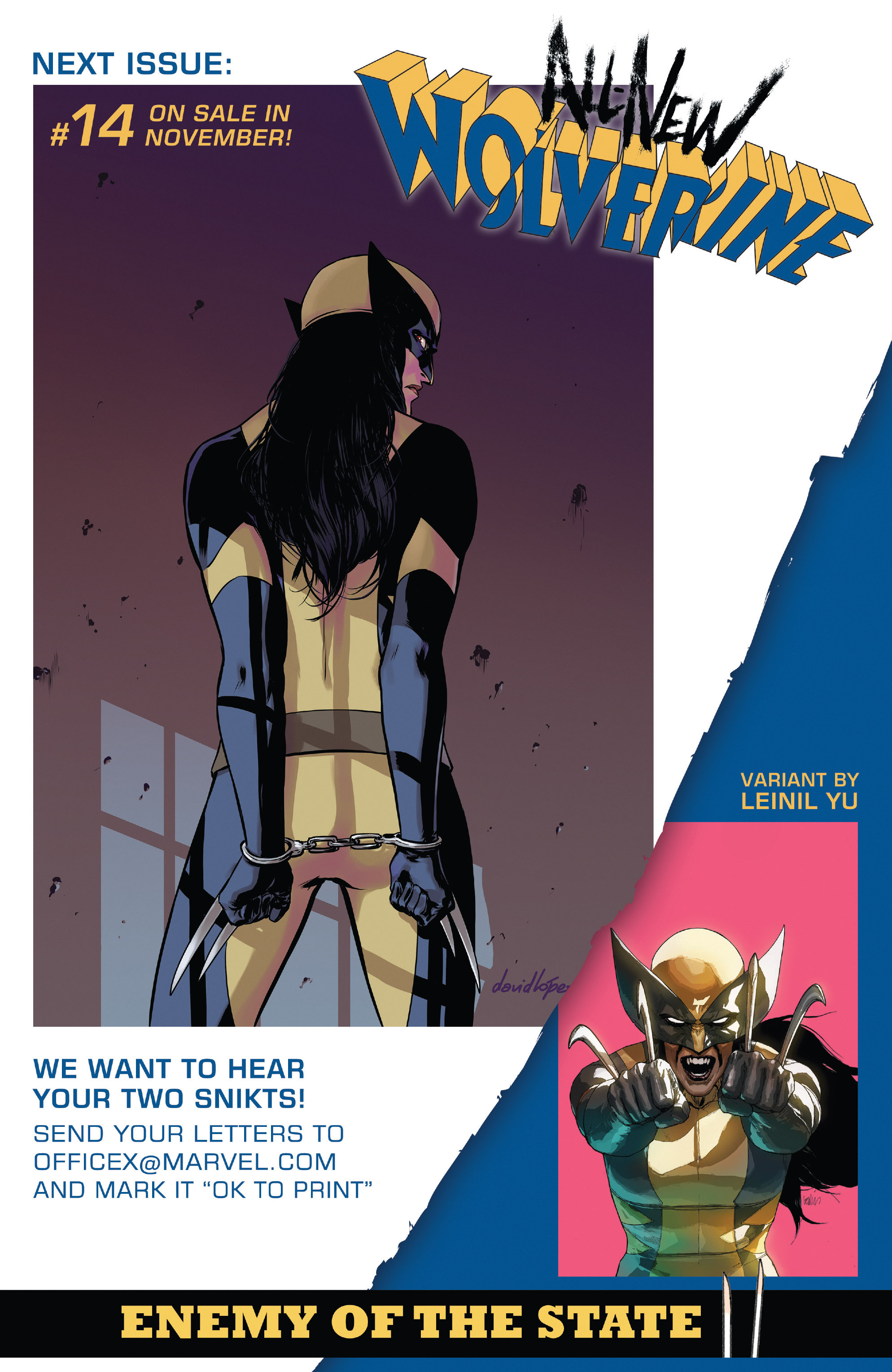 Read online All-New Wolverine (2016) comic -  Issue #13 - 22