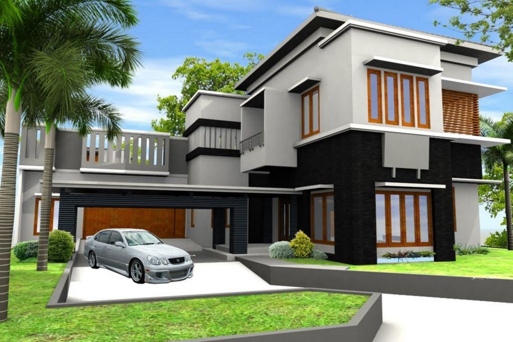 Gambar Rumah Hook Mewah 2 Lantai Minimalis