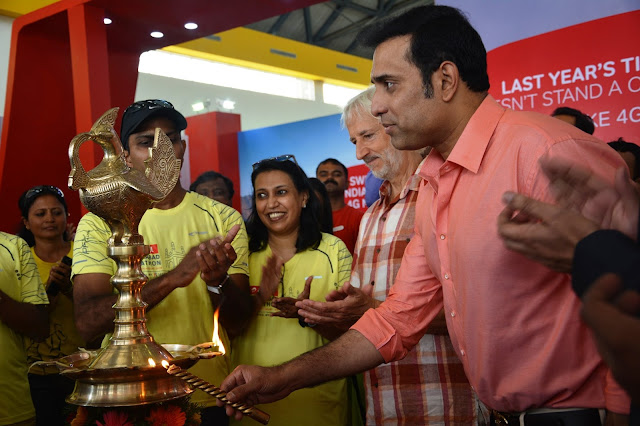 VVS Laxman inaugurates Airtel Hyderabad Marathon Expo & SportEX India VVS Laxman inaugurates Airtel Hyderabad Marathon Expo & SportEX India