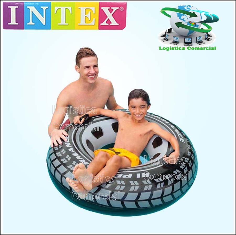 Camping: Anillo Flotador Neumatico 91cm Inflable Adulto 59252 Intex