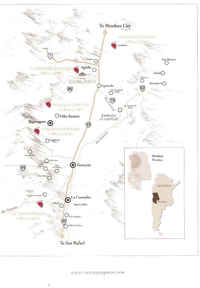 Wine MDQ Bodega Catena Zapata, Wine tour EVICO 2011