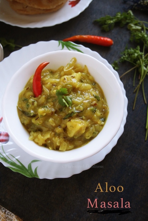 how to make Poori Masala Recipe | Aloo Bhajji